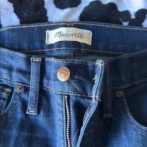 Madewell Women's Skinny Jeans - Dark Blue